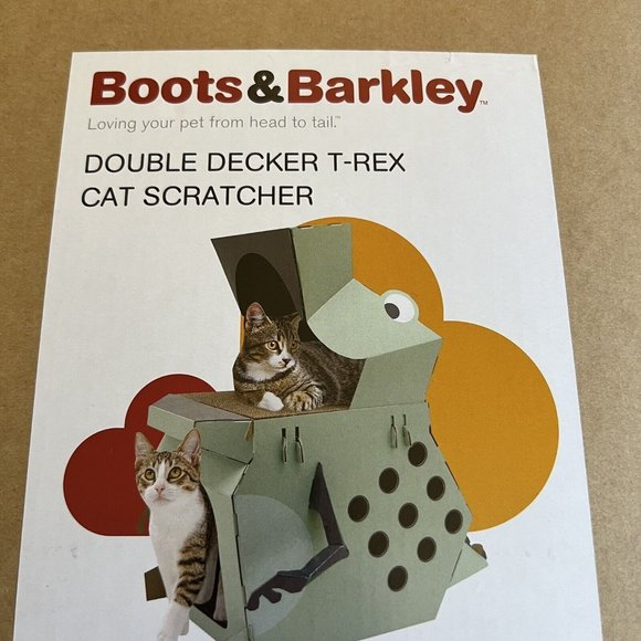 Boots And Barkley Cat Scratcher T Rex Double Decker 29"x19"x28" - Picture 7 of 8
